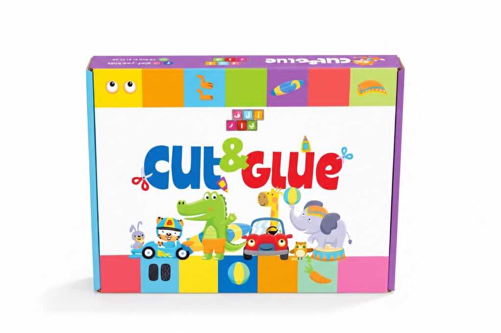 بوكس الانشطة التفاعلى cut and glue